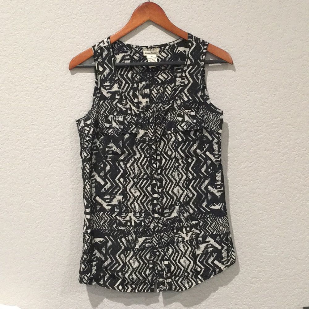 Tribal Print Top 